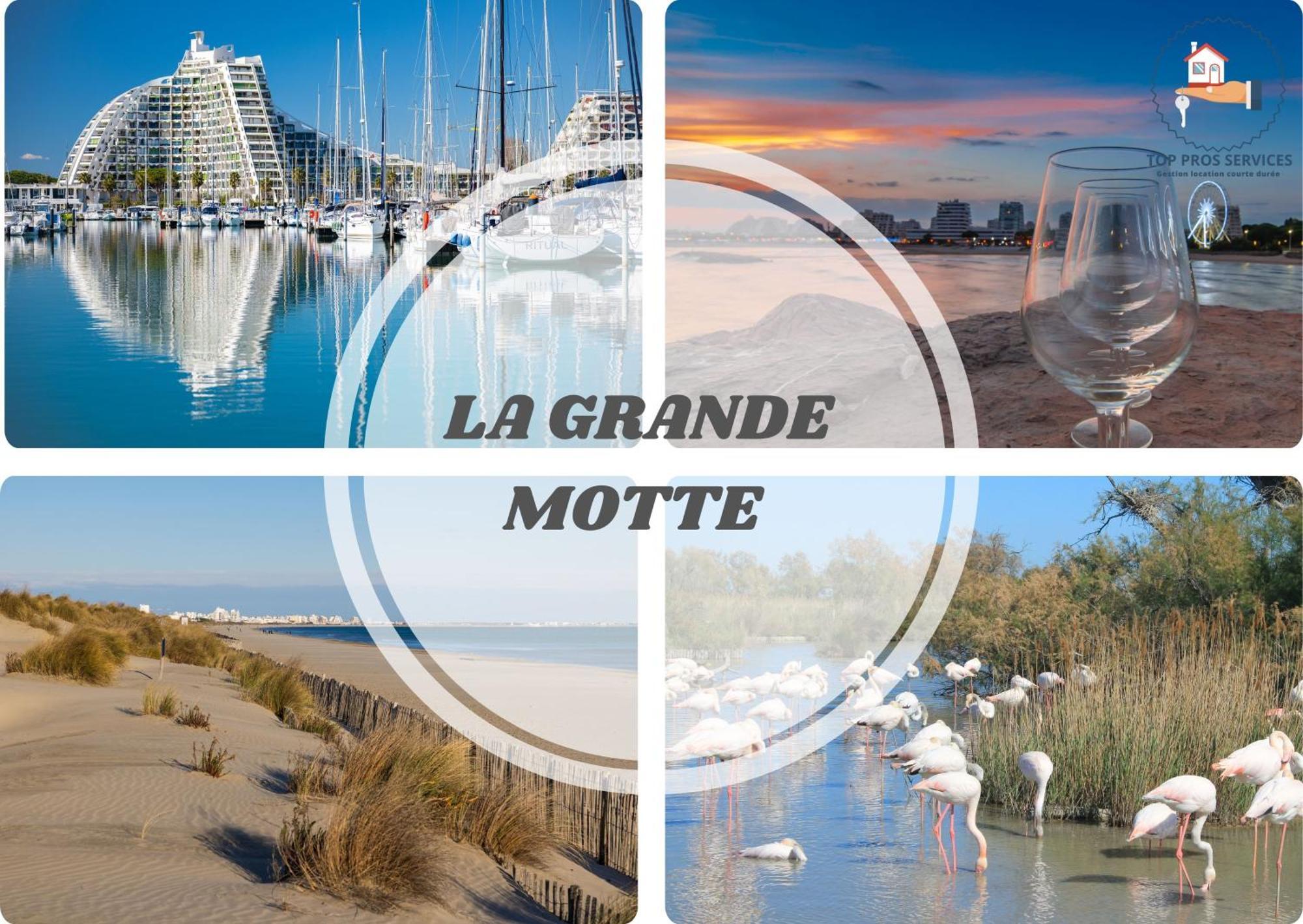 LE FARNIENTE - BELLE TERRASSE Wifi Parking à 5 Min des PLAGES - CoHôteConciergerie La Grande Motte Exterior foto